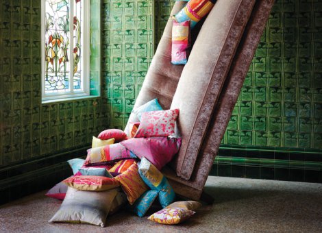 Tela para tapizar por metros, Polipiel, Ideal sofás, sillones y cojines